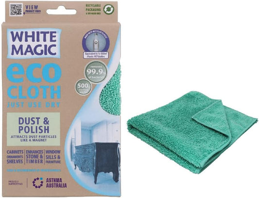 EcoCloth Duo – Dust & Polish Microfibre Cloth