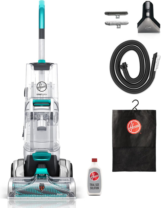 Automatic Hoover SmartWash Automatic Carpet Cleaner – Upright, Multi-Surface, Spot & Stain Remover