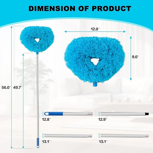 SkySweep Microfibre Ceiling Fan Duster – Extendable Blade Cleaner for Walls, Furniture & Hard-to-Reach Spaces